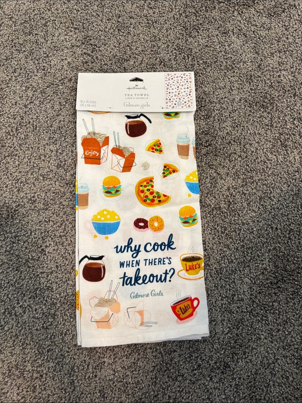 Gilmore Girls Tea towel NWT